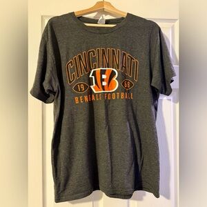 Cincinnati Bengals Gray Short Sleeve Tee